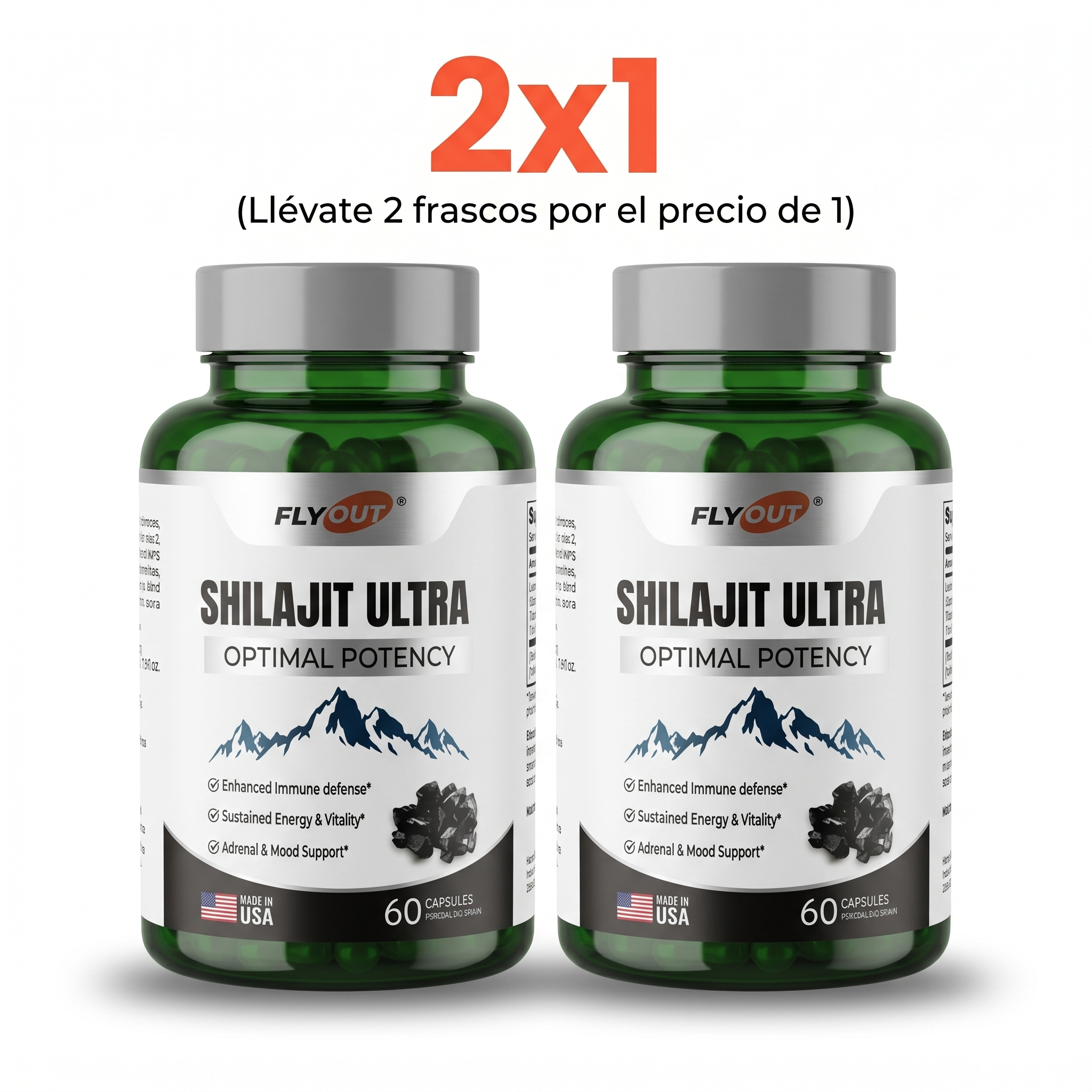 Shilajit Ultra (60 Cápsulas) - Promoción Exclusiva 2x1