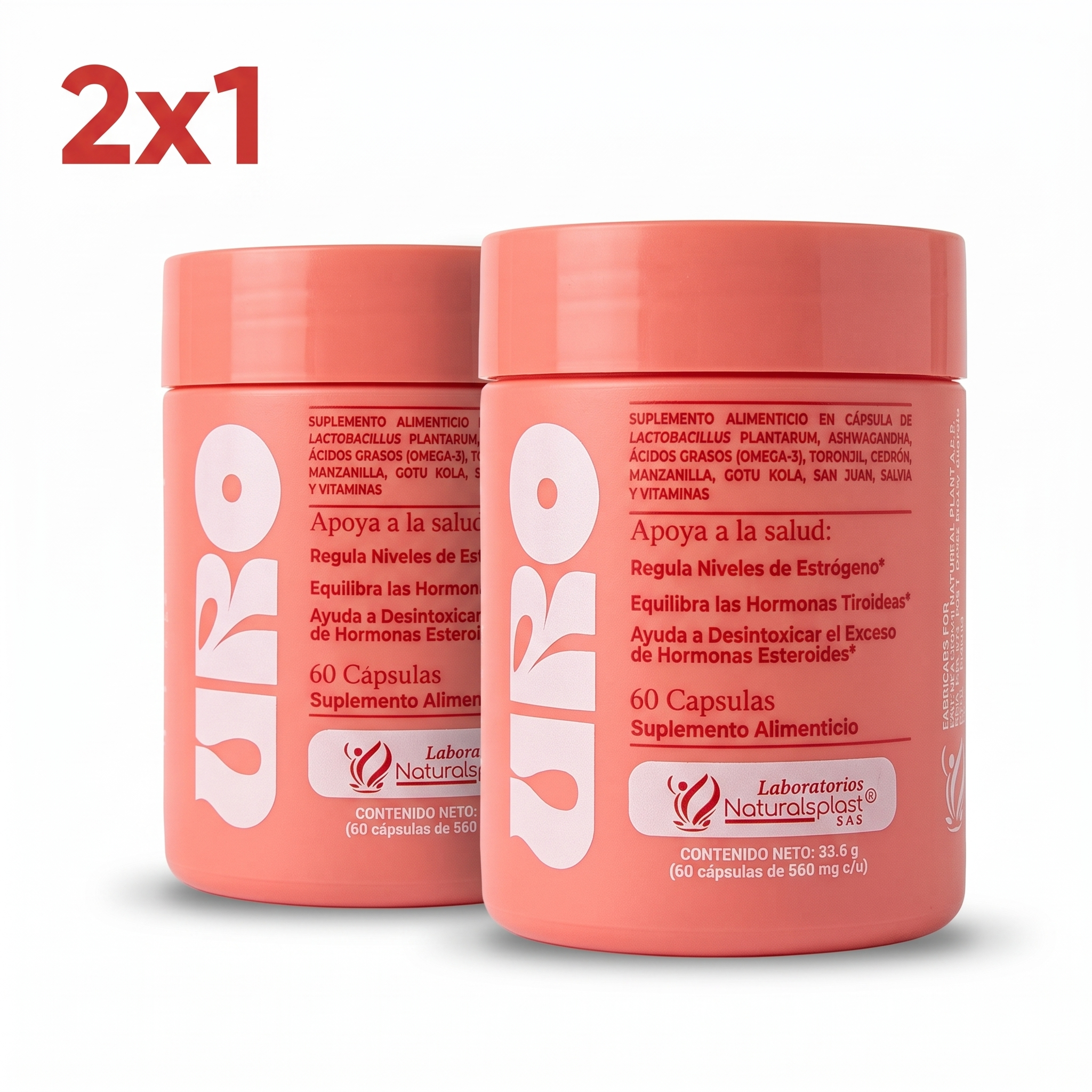 URO Probióticos: Frescura y Equilibrio Íntimo (¡Oferta 2x1!) 60 Capsulas